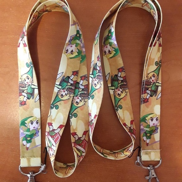 Most Popular Nintendo Switch Games The Legend of Zelda Toon Link Lanyard (2pcs) - Picture 1 of 8